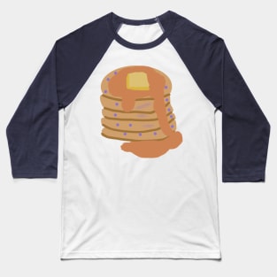 Blueberry Buttered Pancakes Baseball T-Shirt